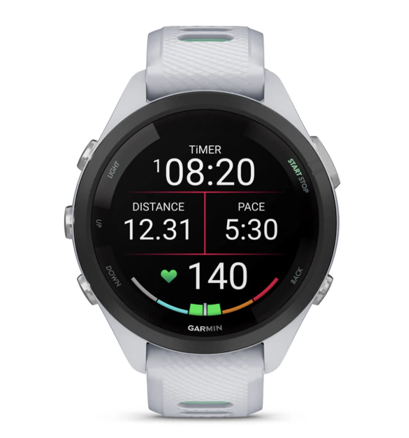 Garmin Forerunner 265S GPS Watch - White-1